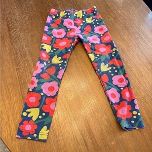 Hanna Andersson Red and Pink Floral Leggings